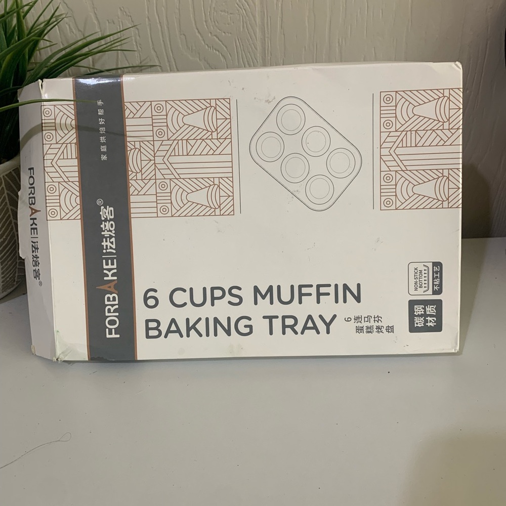 6 Cups Muffin Baking Tray